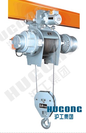 上海滬工3噸 進(jìn)口日智單軌鋼絲繩電動(dòng)葫蘆