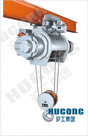 上海滬工5噸 進(jìn)口日智單軌鋼絲繩電動(dòng)葫蘆