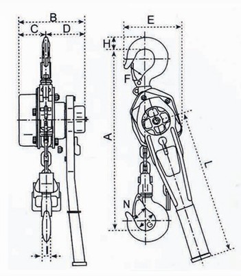 上海滬力 HSHB系列手扳葫蘆