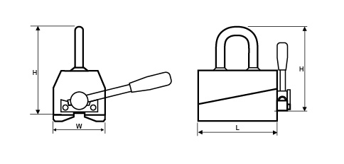 杭州力帥 LM1手動(dòng)永磁起重器結(jié)構(gòu)圖