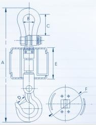 上海友聲 OCS-XS-U9無(wú)線數(shù)傳式電子吊秤結(jié)構(gòu)圖