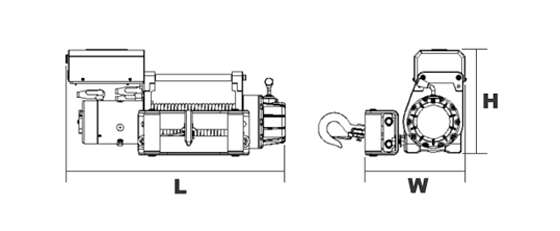 臺灣小金剛 DW-6000車用電動絞盤結(jié)構(gòu)圖
