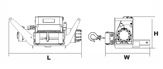 臺灣小金剛 DW-10000iM車用電動絞盤結(jié)構(gòu)圖