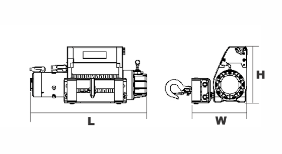 臺(tái)灣小金剛 DW-6000iM車用電動(dòng)絞盤結(jié)構(gòu)圖