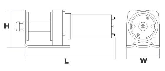 臺(tái)灣小金剛 DU-2000沙灘車專用電動(dòng)絞盤結(jié)構(gòu)圖