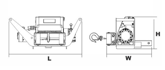 臺(tái)灣小金剛 DW-9500iM車用電動(dòng)絞盤結(jié)構(gòu)圖