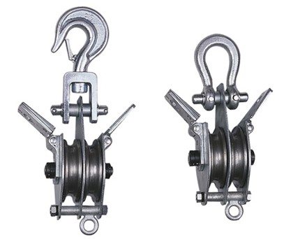 金星 雙面開(kāi)口雙輪起重滑車(鋼輪)