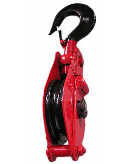 天津天鵝 單輪開(kāi)口吊鉤型滑車