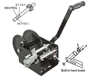 臺(tái)灣至光 W06-525A專業(yè)型絞盤
